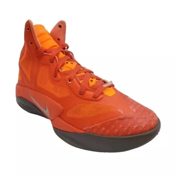 Nike Zoom Hyperfuse 2011 Men's Basketball Shoes  469757-800 Orange/Gray 8.5 US - Picture 2 of 8